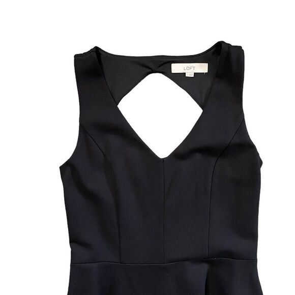 LOFT Black Dress Size 2 - Picture 2 of 6